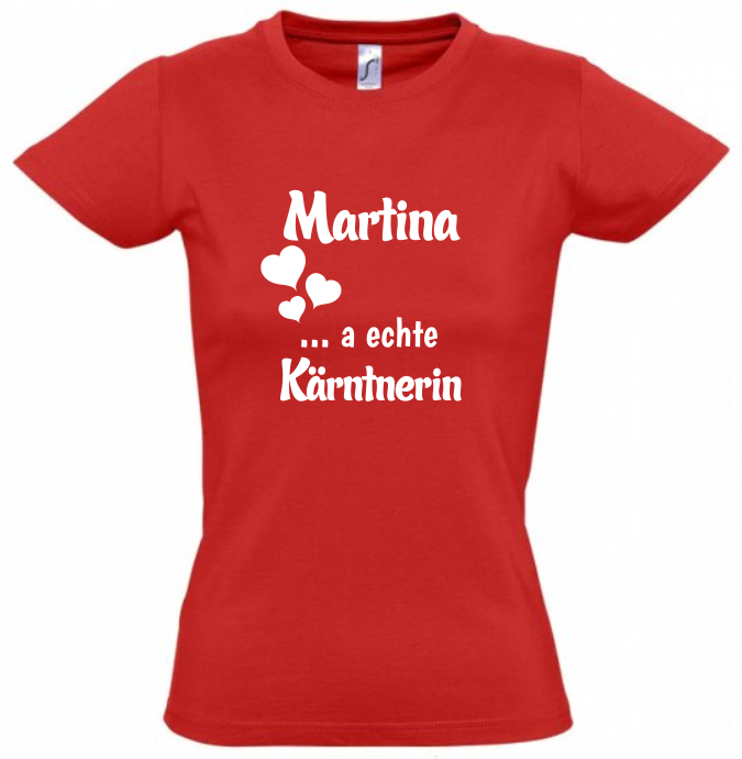 +++T-Shirt mit Namen - Kärnten T-Shirt personalisiert